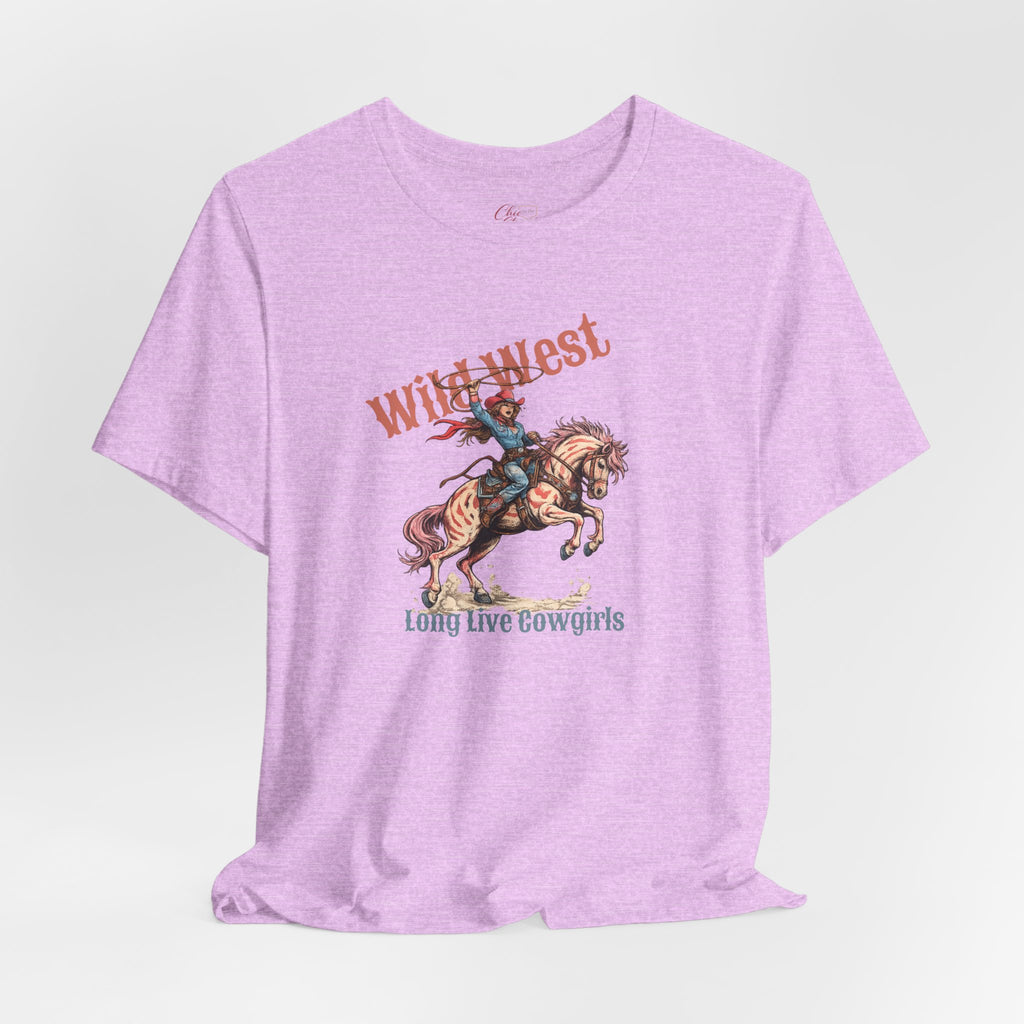 Wild West Cowgirl T-Shirt — Long Live Cowgirls Graphic Tee