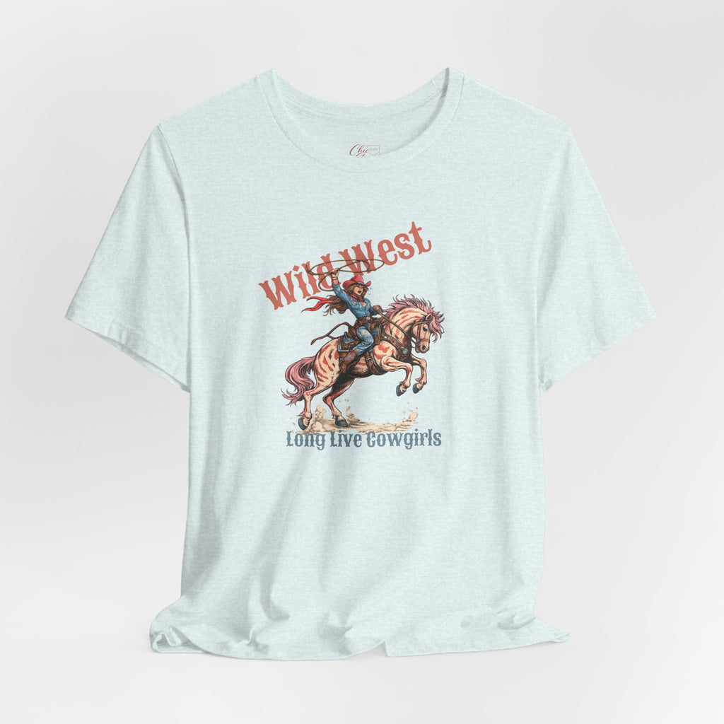 Wild West Cowgirl T-Shirt — Long Live Cowgirls Graphic Tee