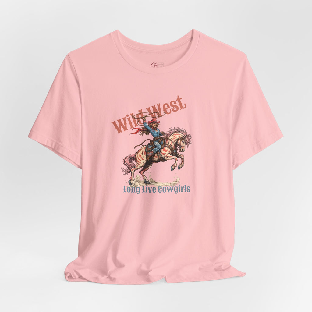 Wild West Cowgirl T-Shirt — Long Live Cowgirls Graphic Tee