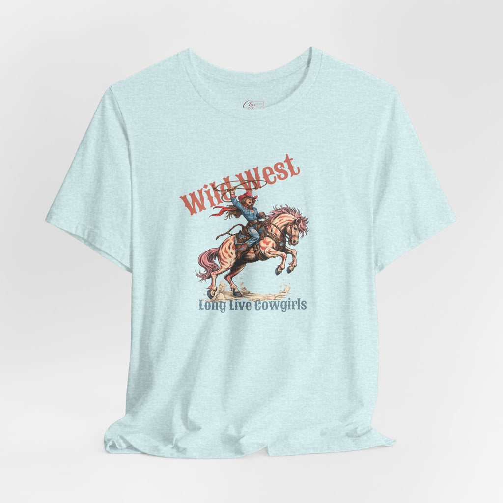 Wild West Cowgirl T-Shirt — Long Live Cowgirls Graphic Tee