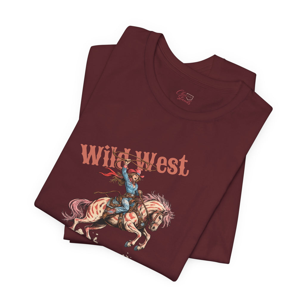 Wild West Cowgirl T-Shirt — Long Live Cowgirls Graphic Tee