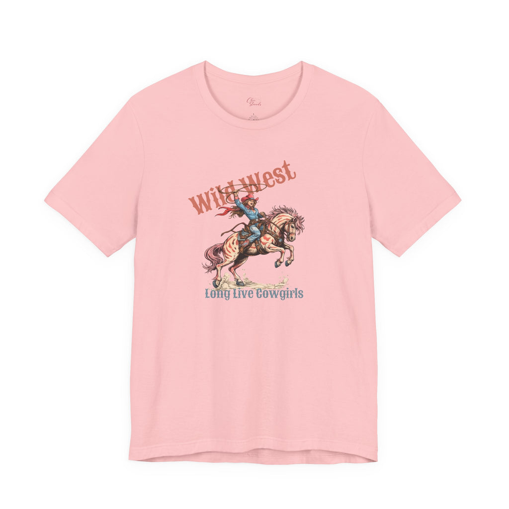 Wild West Cowgirl T-Shirt — Long Live Cowgirls Graphic Tee